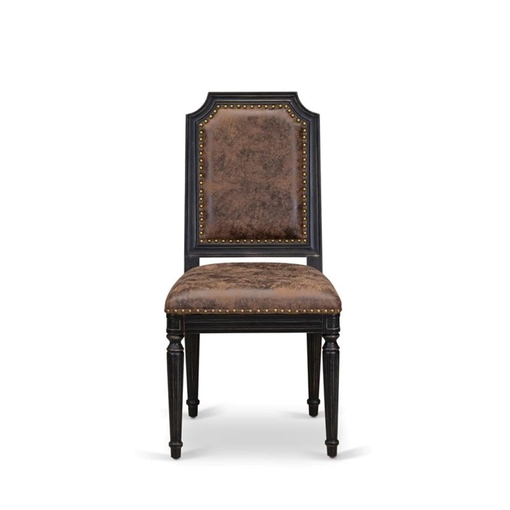 Set of 2 Acacia Wood Dining Chairs E848808
