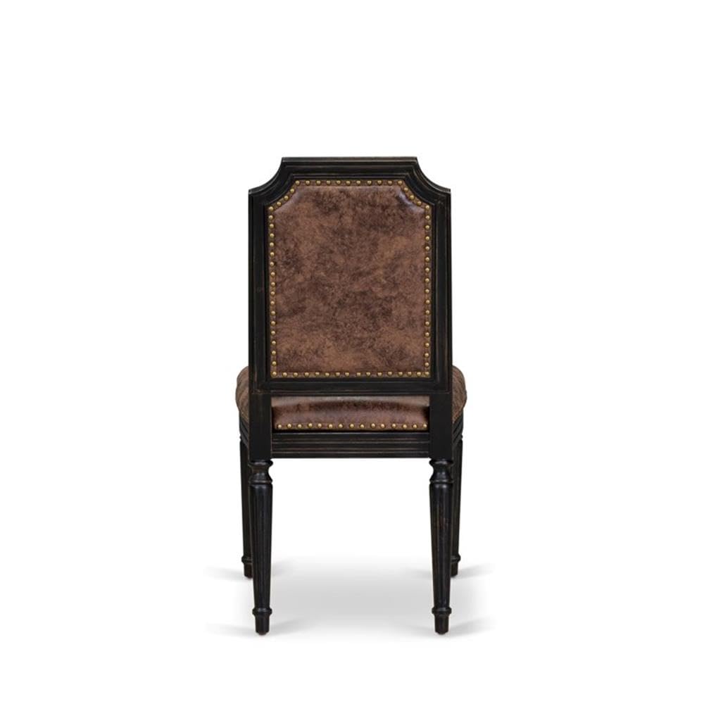 Set of 2 Acacia Wood Dining Chairs E848808