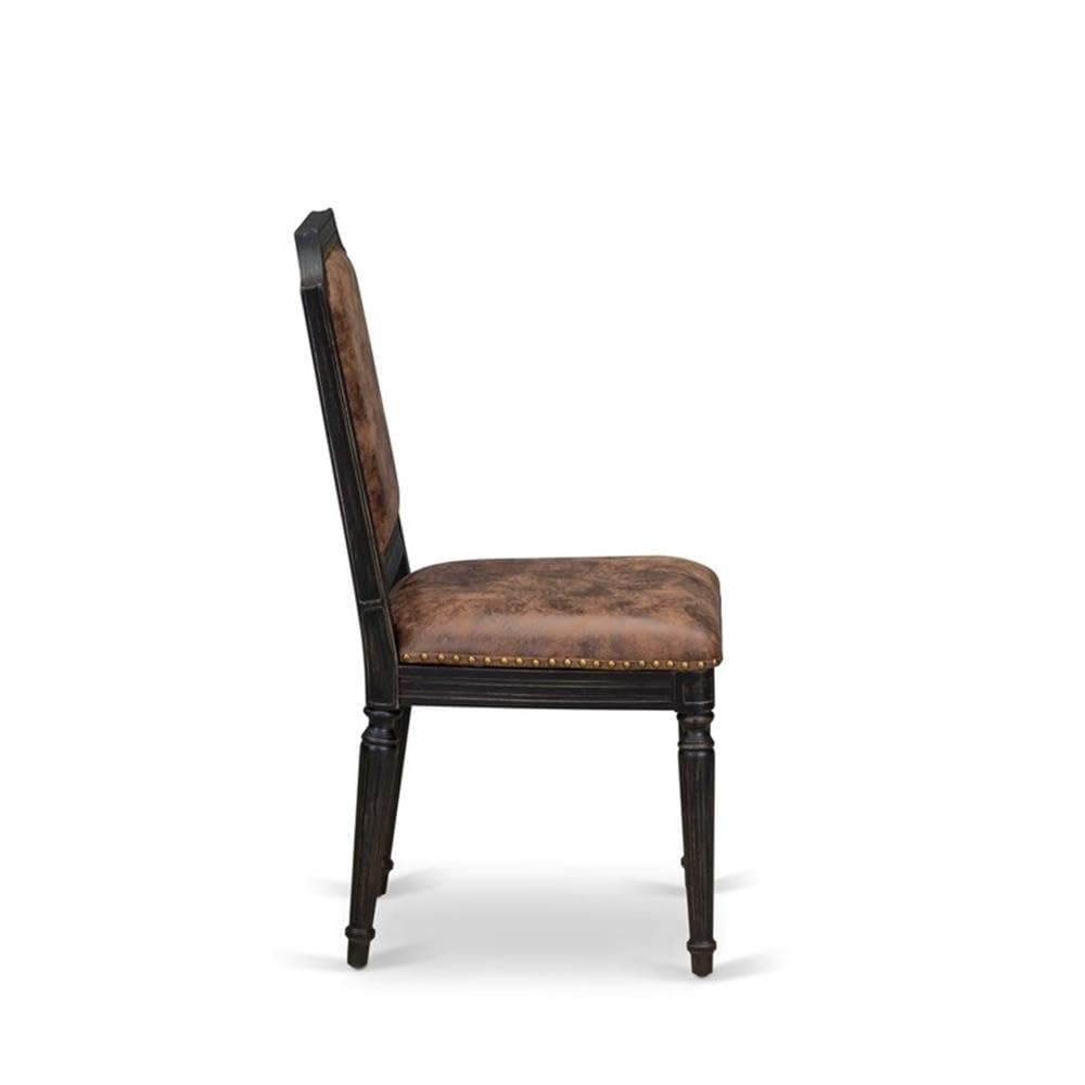 Set of 2 Acacia Wood Dining Chairs E848808