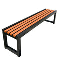 Weatherproof Metal Cast Iron Park Bench P842833