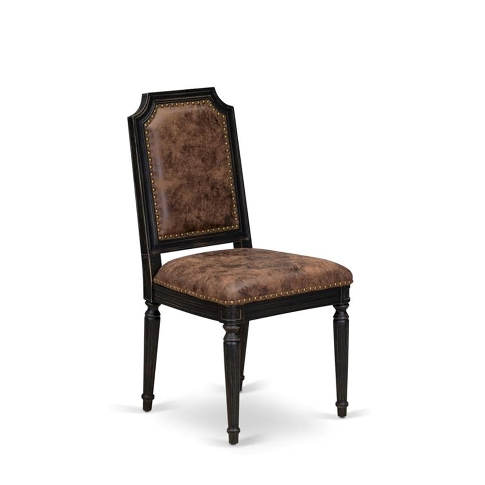 Set of 2 Acacia Wood Dining Chairs E848808