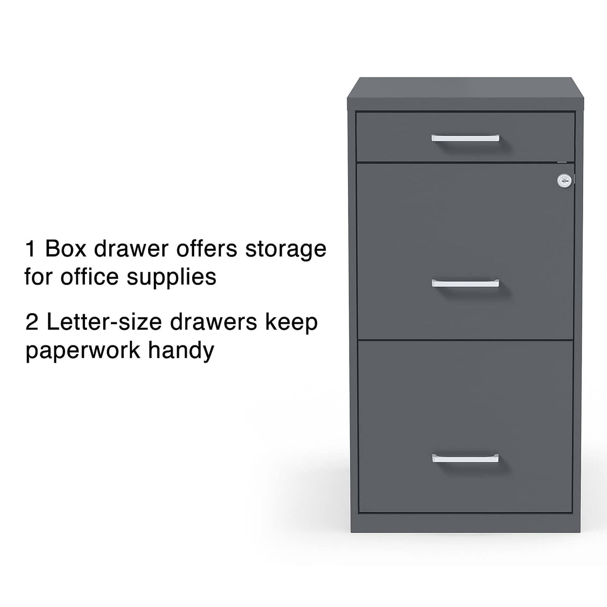3 Drawer Letter Size Lockable File Cabinet D29701
