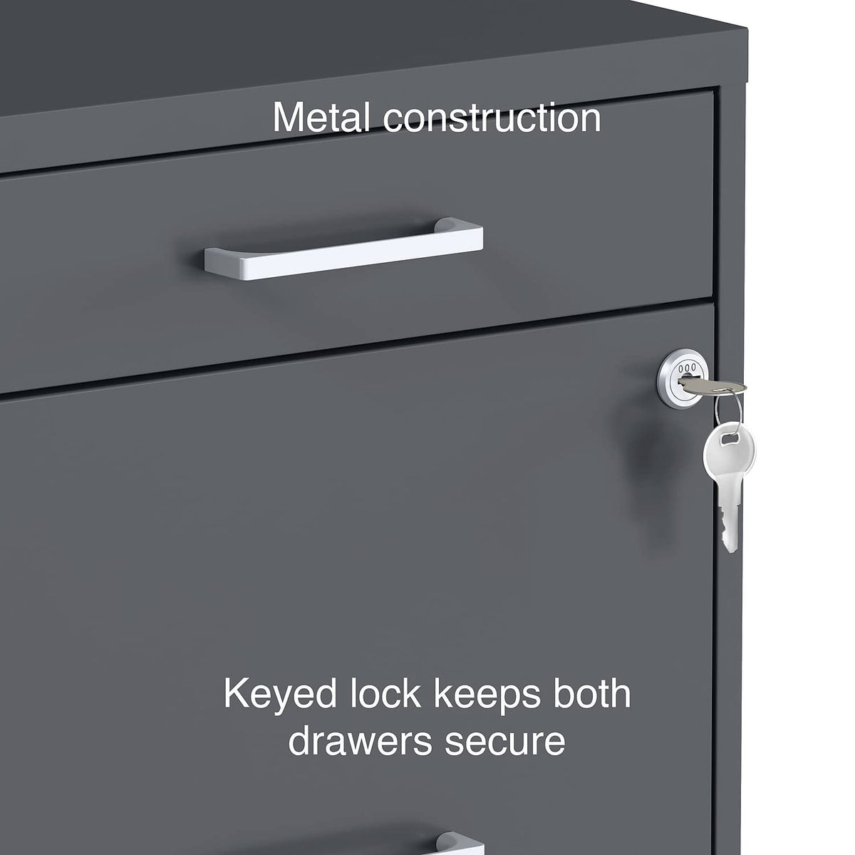 3 Drawer Letter Size Lockable File Cabinet D29701