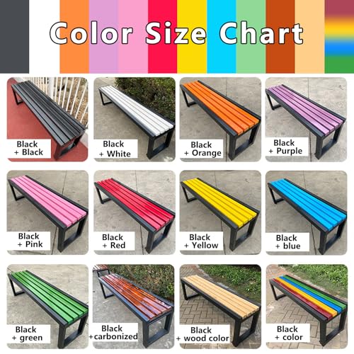 Weatherproof Metal Cast Iron Park Bench P842833