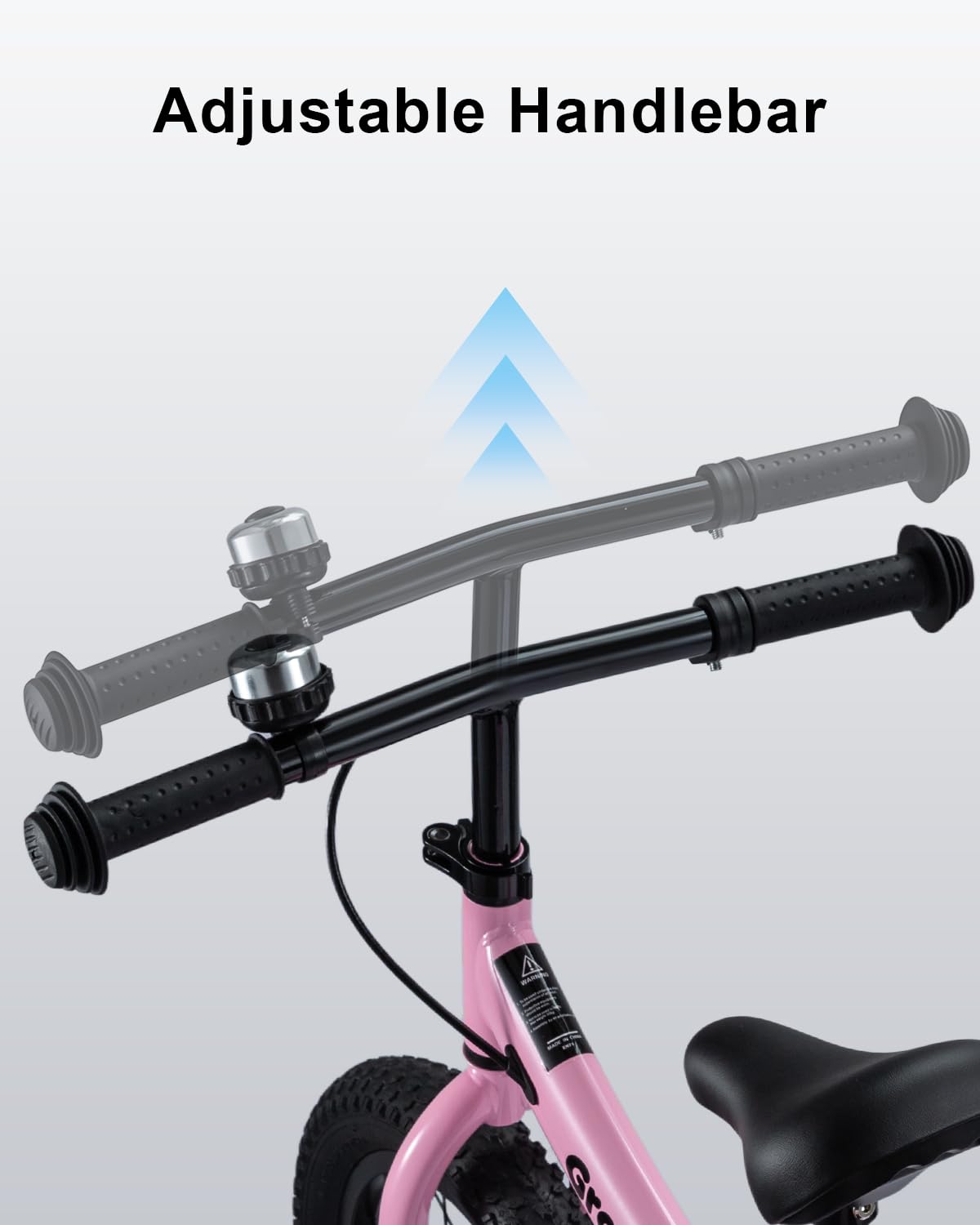 16" Pink Kids Balance Bike H7291