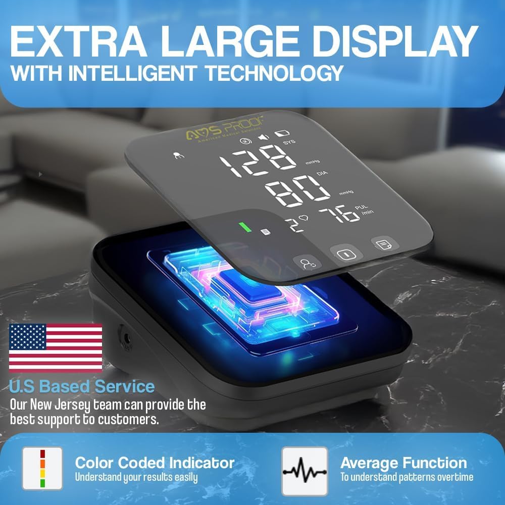 Automatic Digital Upper Arm Blood Pressure Monitor with XL Cuff R78687