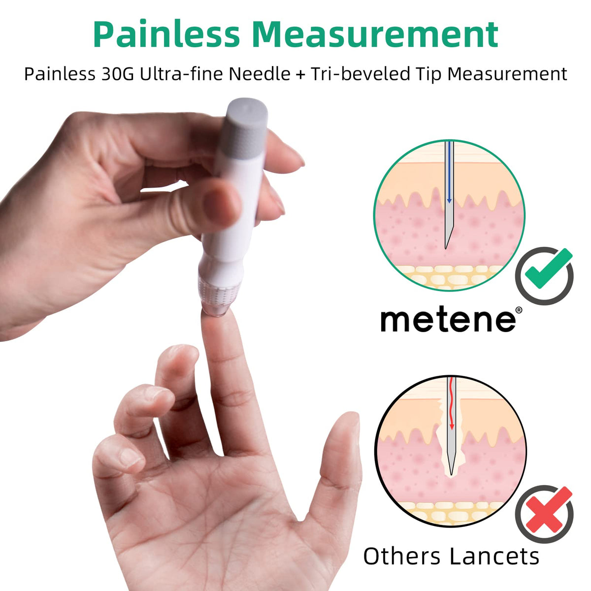 Blood Glucose Monitor Kit & Twist Top Lancets H99658