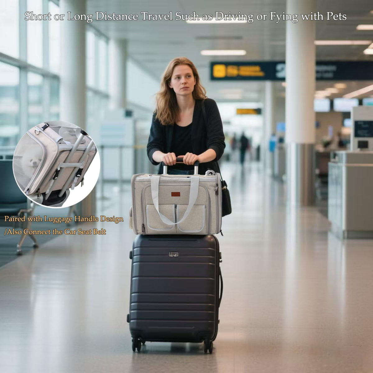 Expandable Airline Approved Cat Carrier Bag S839821