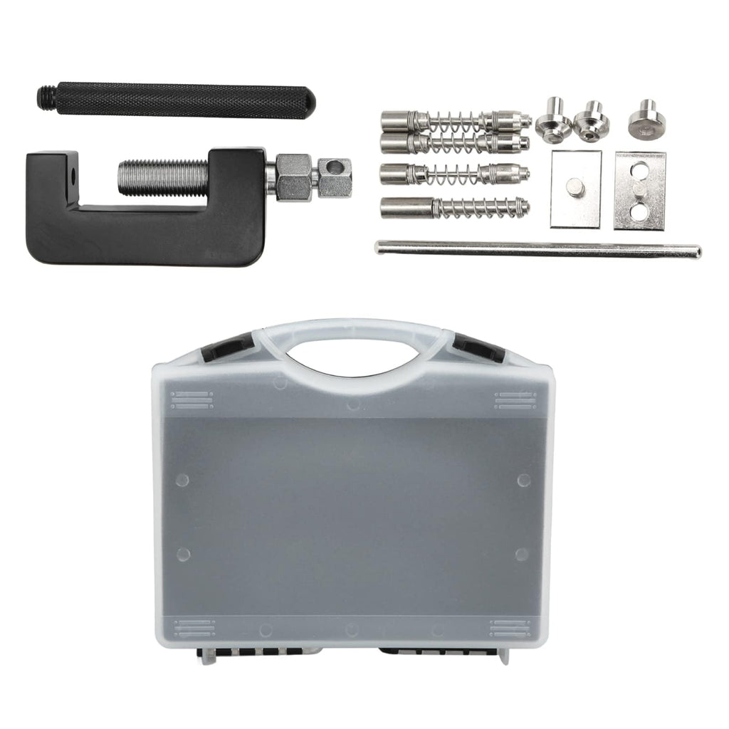 12 Pcs Motorcycle Chain Breaker Riveting Tool Set with Storage Box X251