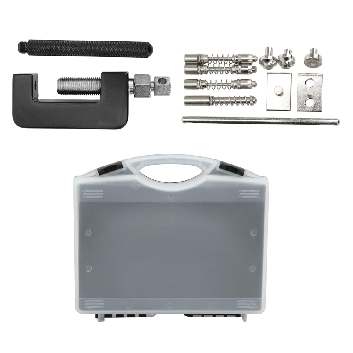 12 Pcs Motorcycle Chain Breaker Riveting Tool Set with Storage Box X251