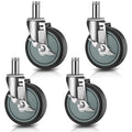 4 inches Casters for Wire Shelving Racks, Set of 4 P5265