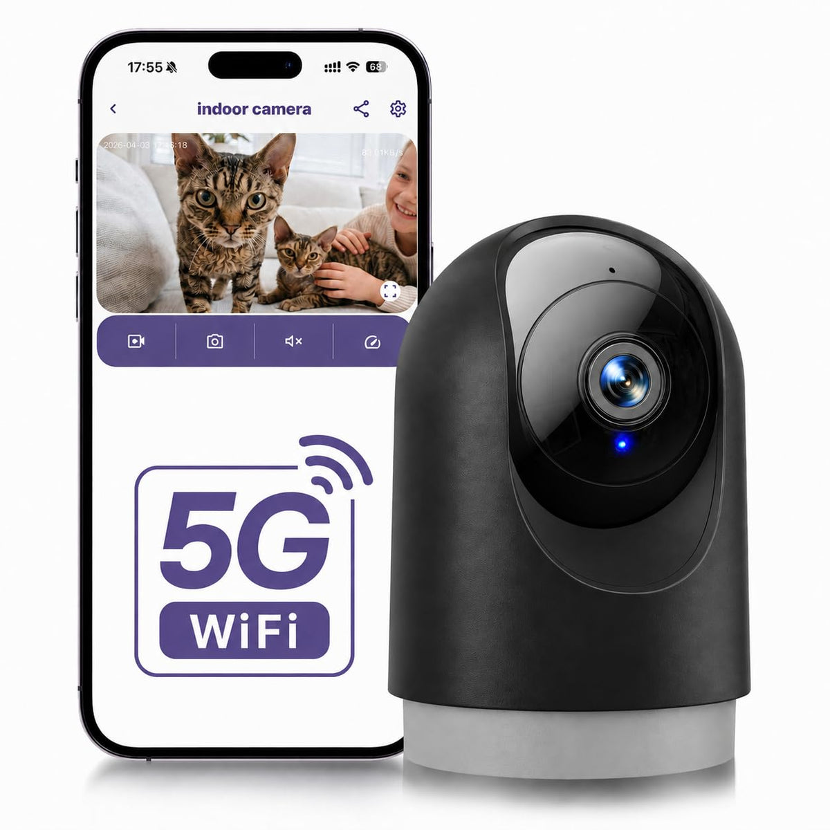 2K Indoor Camera with Motion Tracking G1602