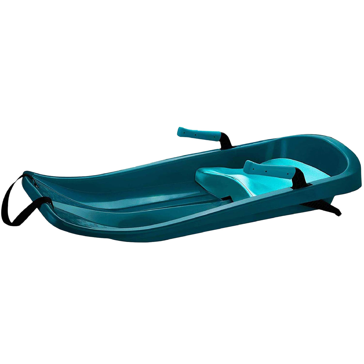 Kids' Plastic Toboggan Sleds with Tow Strap G69313