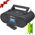 Portable CD Player Boombox with AM FM Radio and Bluetooth Z368