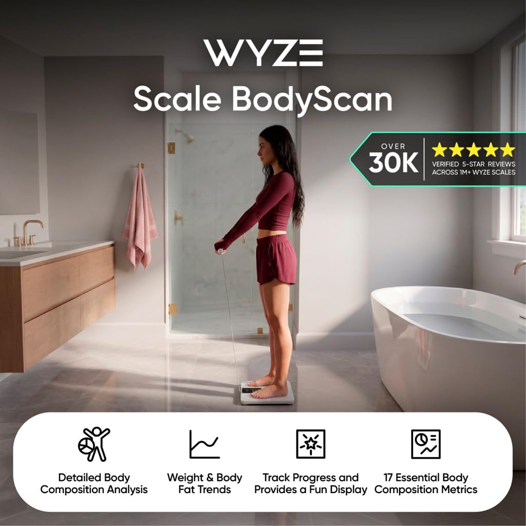 Bluetooth Smart Body Scale 400 lbs Black C735