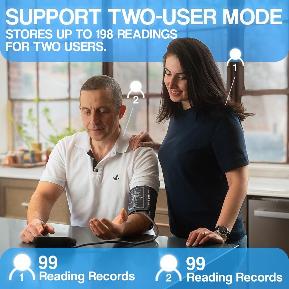 Automatic Digital Upper Arm Blood Pressure Monitor with XL Cuff R78687
