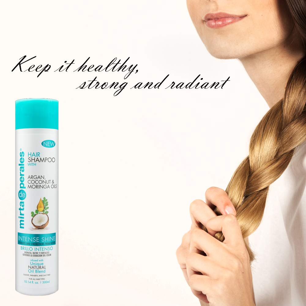 Argan, Coconut & Moringa Oils Shampoo + Conditioner + Leave-in Cream Set V198