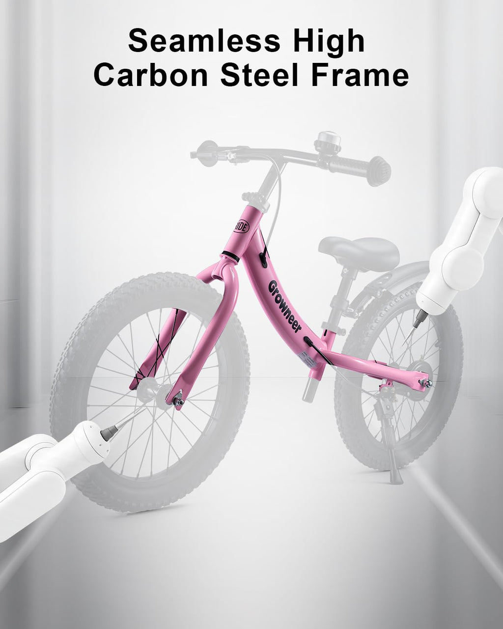 16" Pink Kids Balance Bike H7291