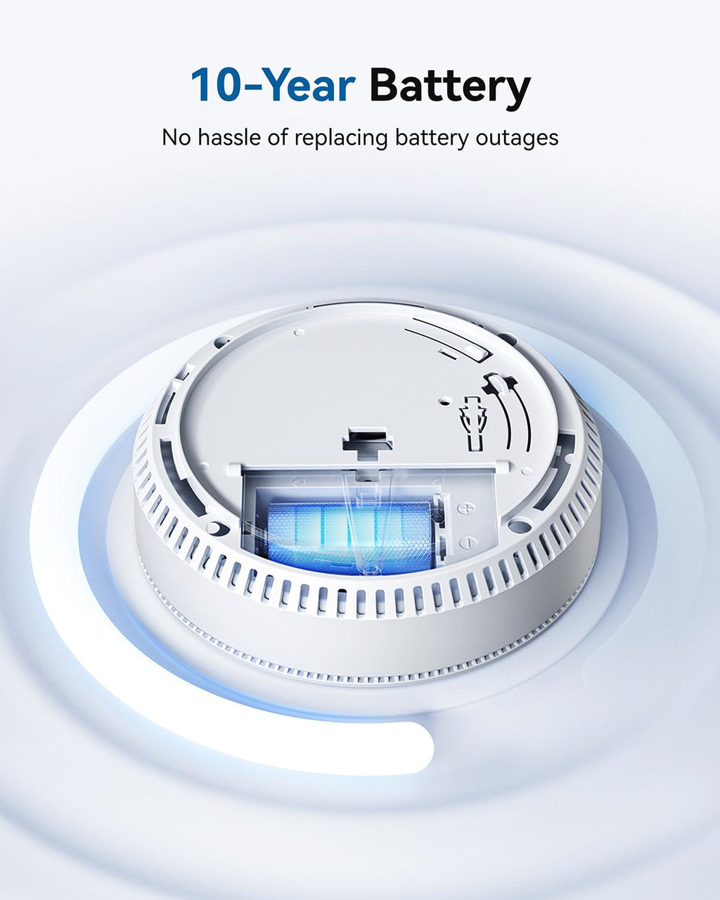 Smoke and Carbon Monoxide Detector Combo 10 Year Battery V43758