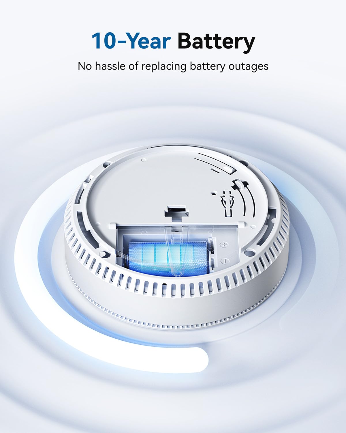Smoke and Carbon Monoxide Detector Combo 10 Year Battery V43758