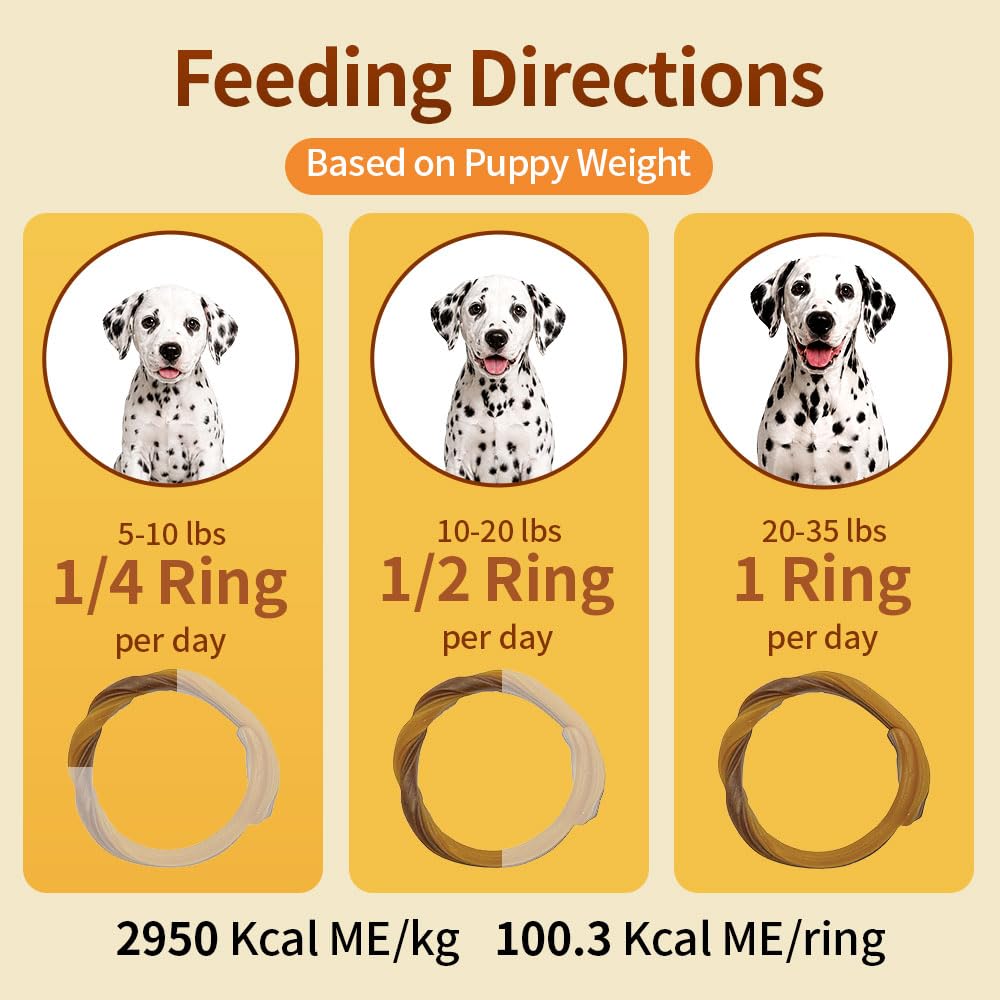 Chicken Flavor 6 Rings Puppy Teething Chews P52988