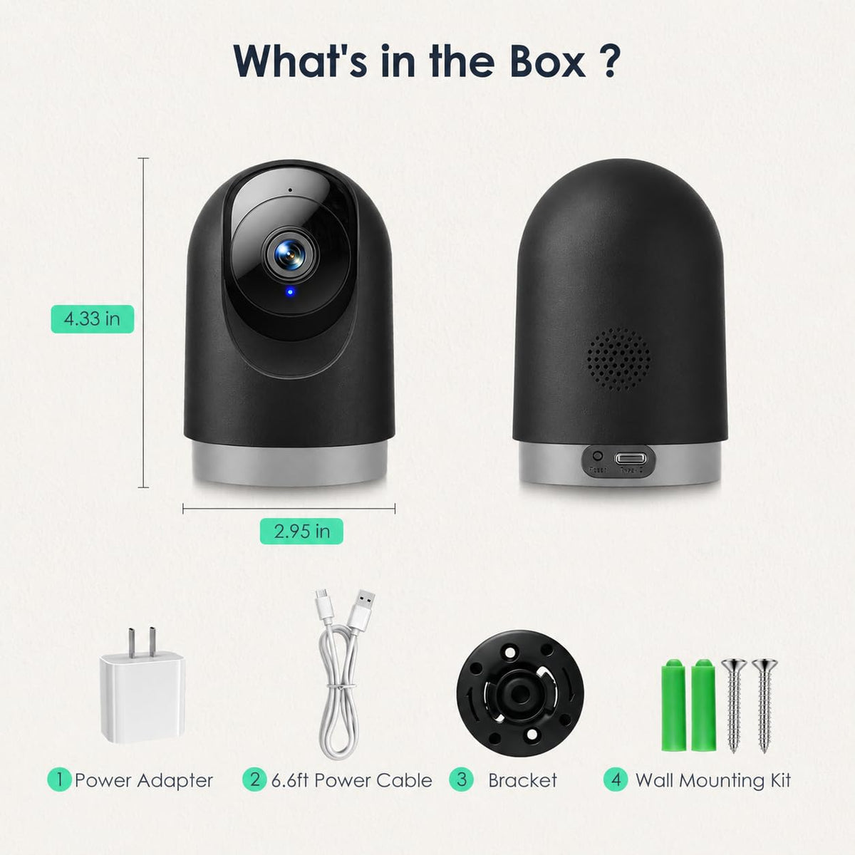 2K Indoor Camera with Motion Tracking G1602