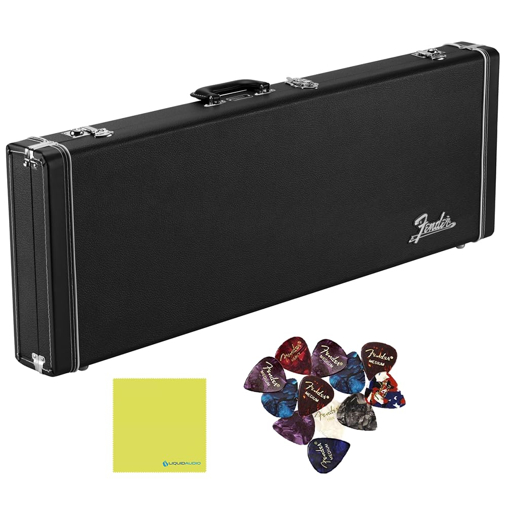Black Wood Guitar Case B434