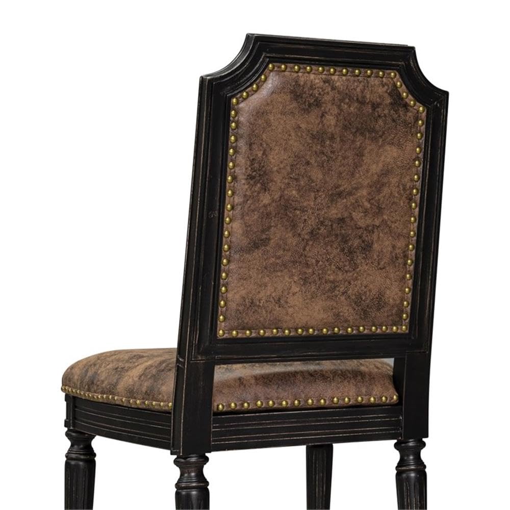 Set of 2 Acacia Wood Dining Chairs E848808