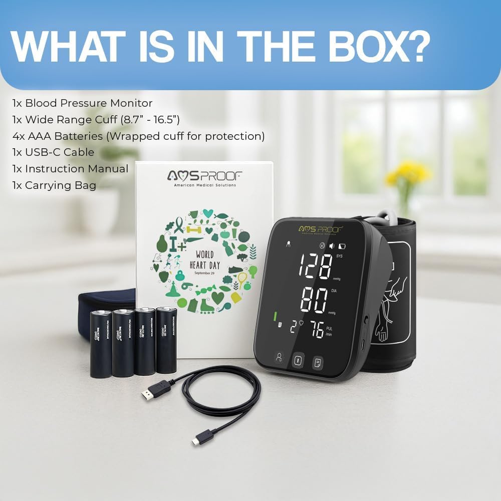 Automatic Digital Upper Arm Blood Pressure Monitor with XL Cuff R78687