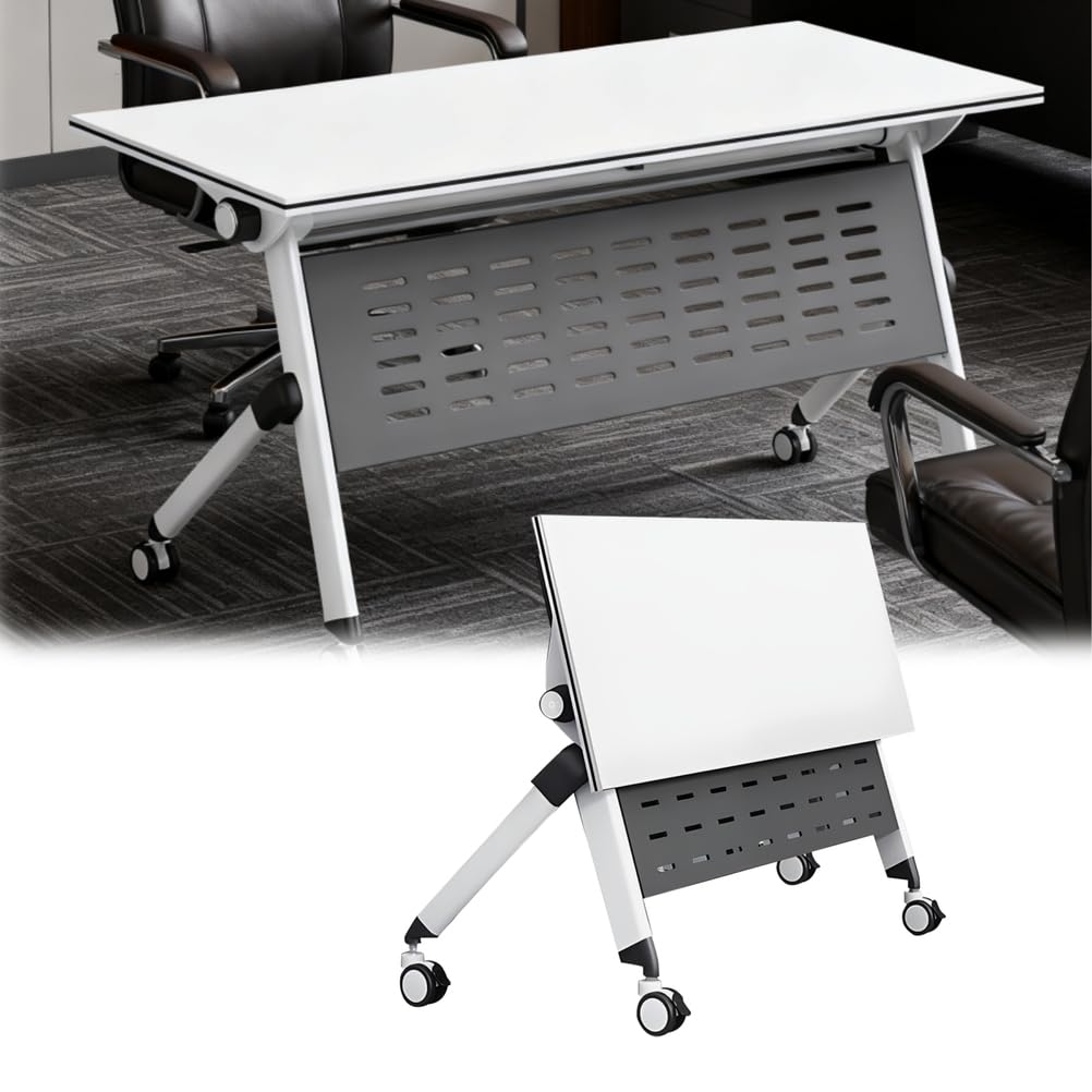 Portable Resin Flip Training Table 55x24x30 Inch F58646