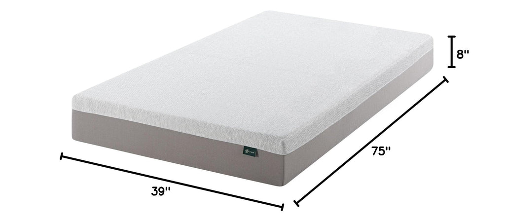 8 Inch Memory Foam Mattress, Twin, Medium Firm F607530
