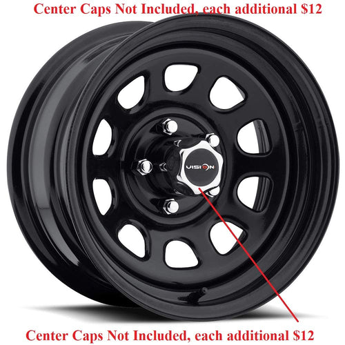 16x8 5x4.5" Gloss Black Wheel Rim U946
