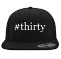 Structured Flat Bill Hat Snapback Closure R35452