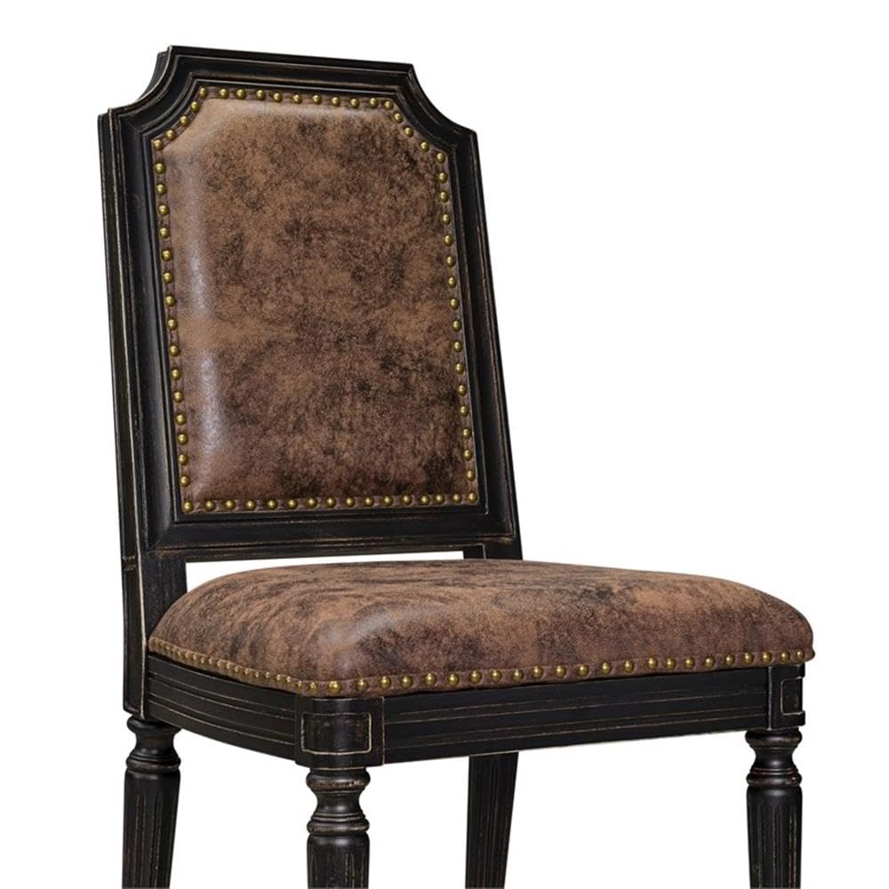 Set of 2 Acacia Wood Dining Chairs E848808