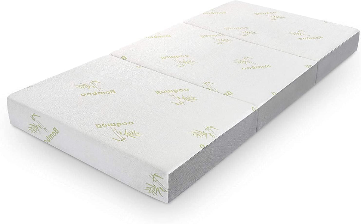6 Inch Trifold Memory Foam Queen Mattress U701