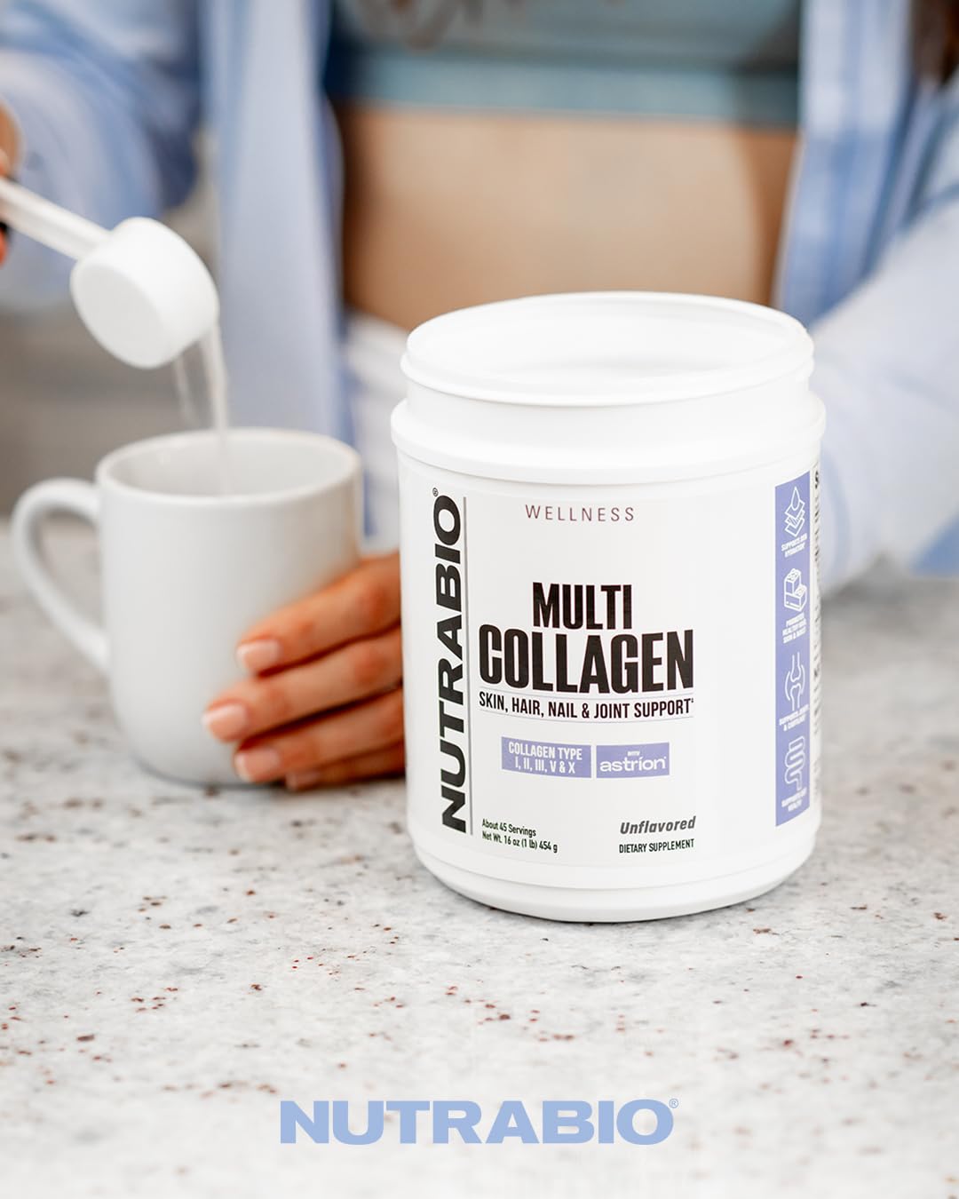 Hydrolyzed Grass-Fed Unflavored Collagen Powder 40 Servings E600
