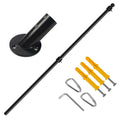 47" Stainless Steel Flag Pole Kit with Wall Mount Bracket M4296