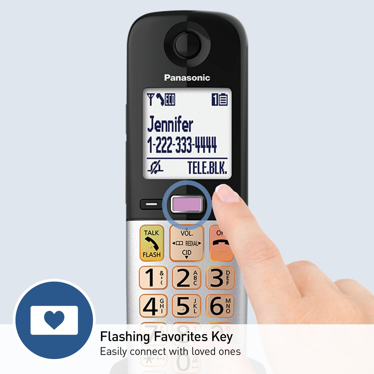 Cordless Phone with Volume Boost and Slow Talk S4411