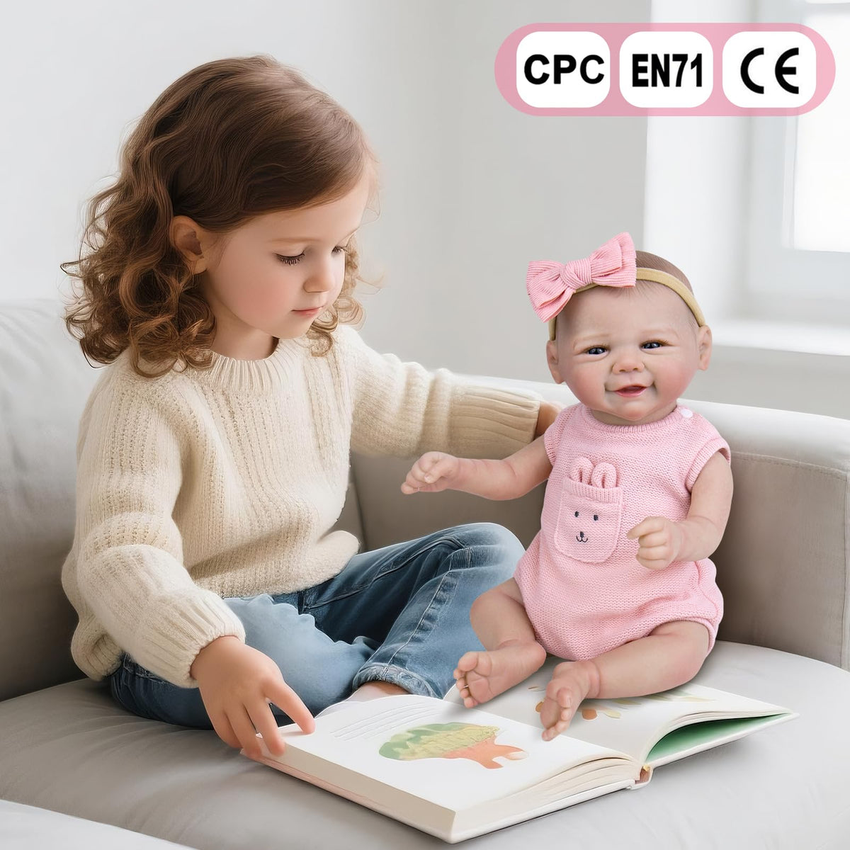 Realistic Reborn Baby Dolls with Flexible Limbs H639
