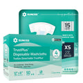 Adult Diapers XSmall 15 Count & Wet Wipes 8" x 12" 200 Count Bundle A26843