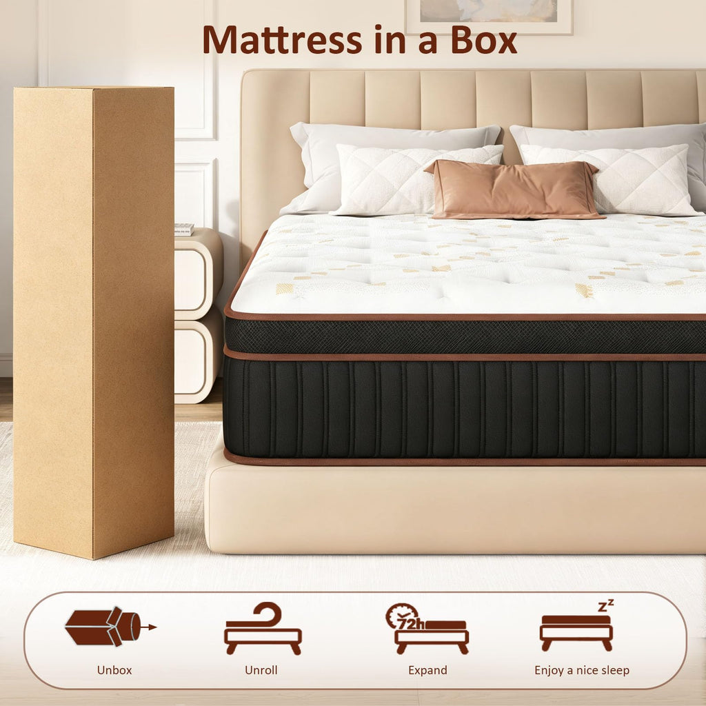 Full Size 10 Inch Hybrid Mattress B6680