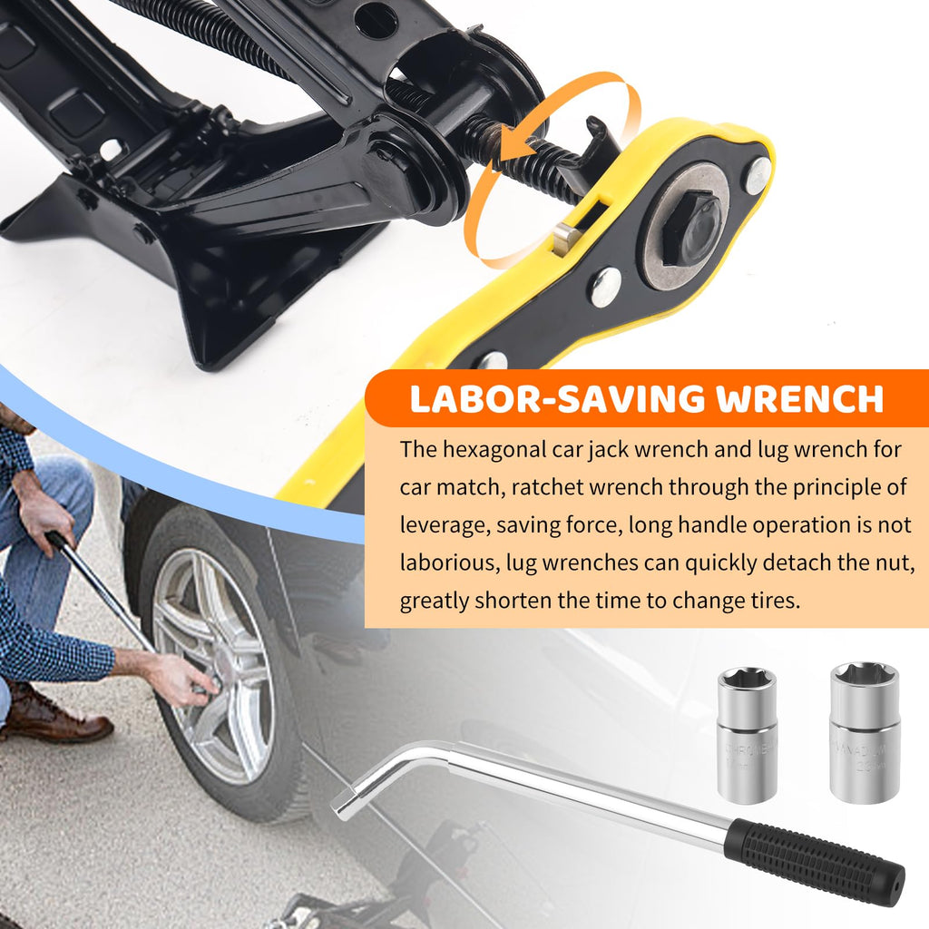 Heavy Duty Scissor Jacks Car Set J529
