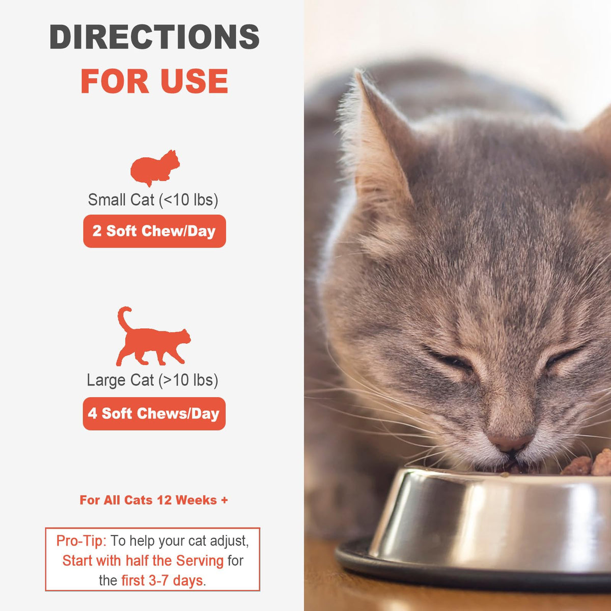 Hairball Control Soft Chews for Cats, Chicken Flavor, 100 Count K3507
