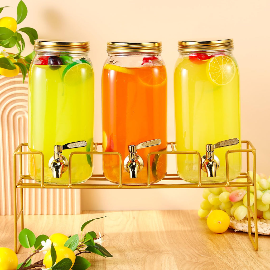 80 oz Glass Beverage Dispenser with Stand V51456