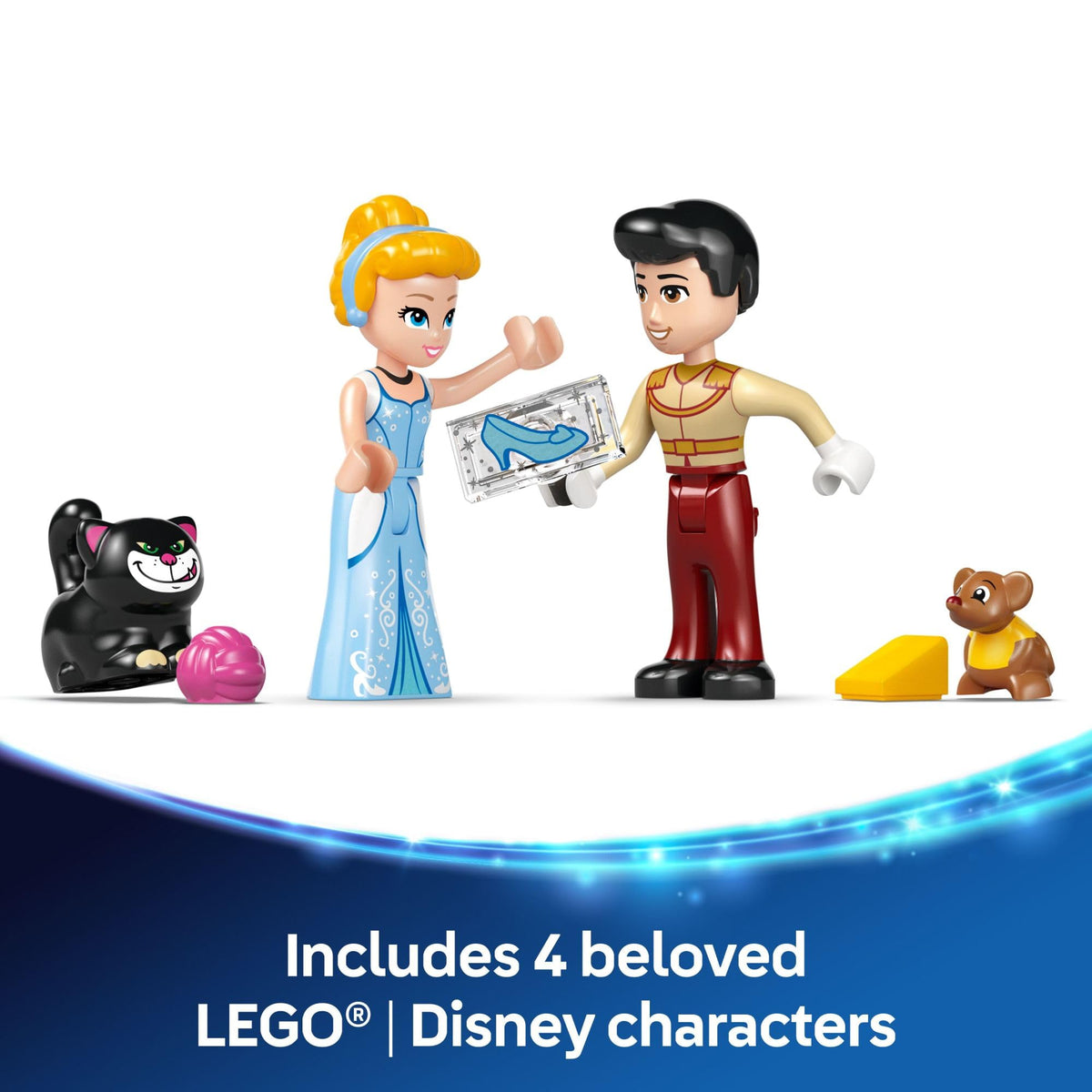 Disney Princess Castle Building Toy with 2 Minidolls I895287