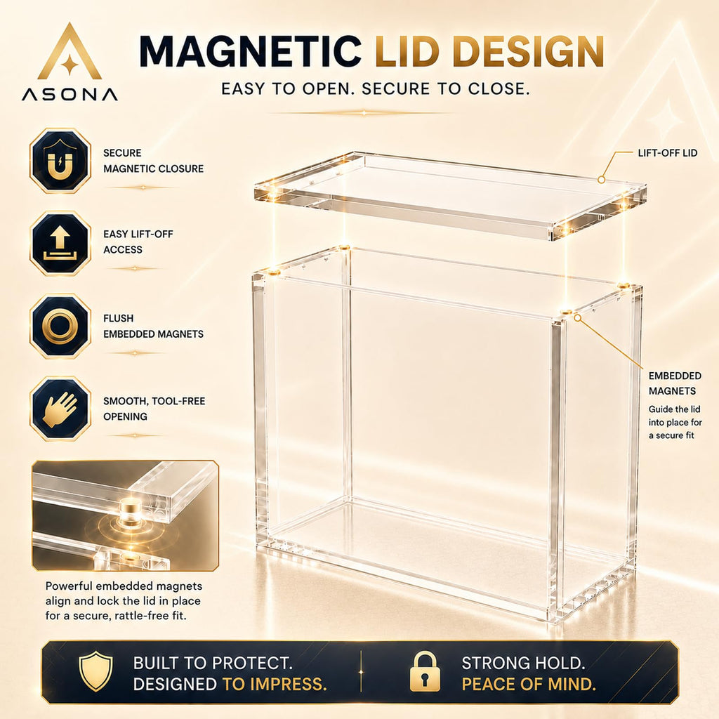 Clear Magnetic Acrylic Case 2-Pack N650310
