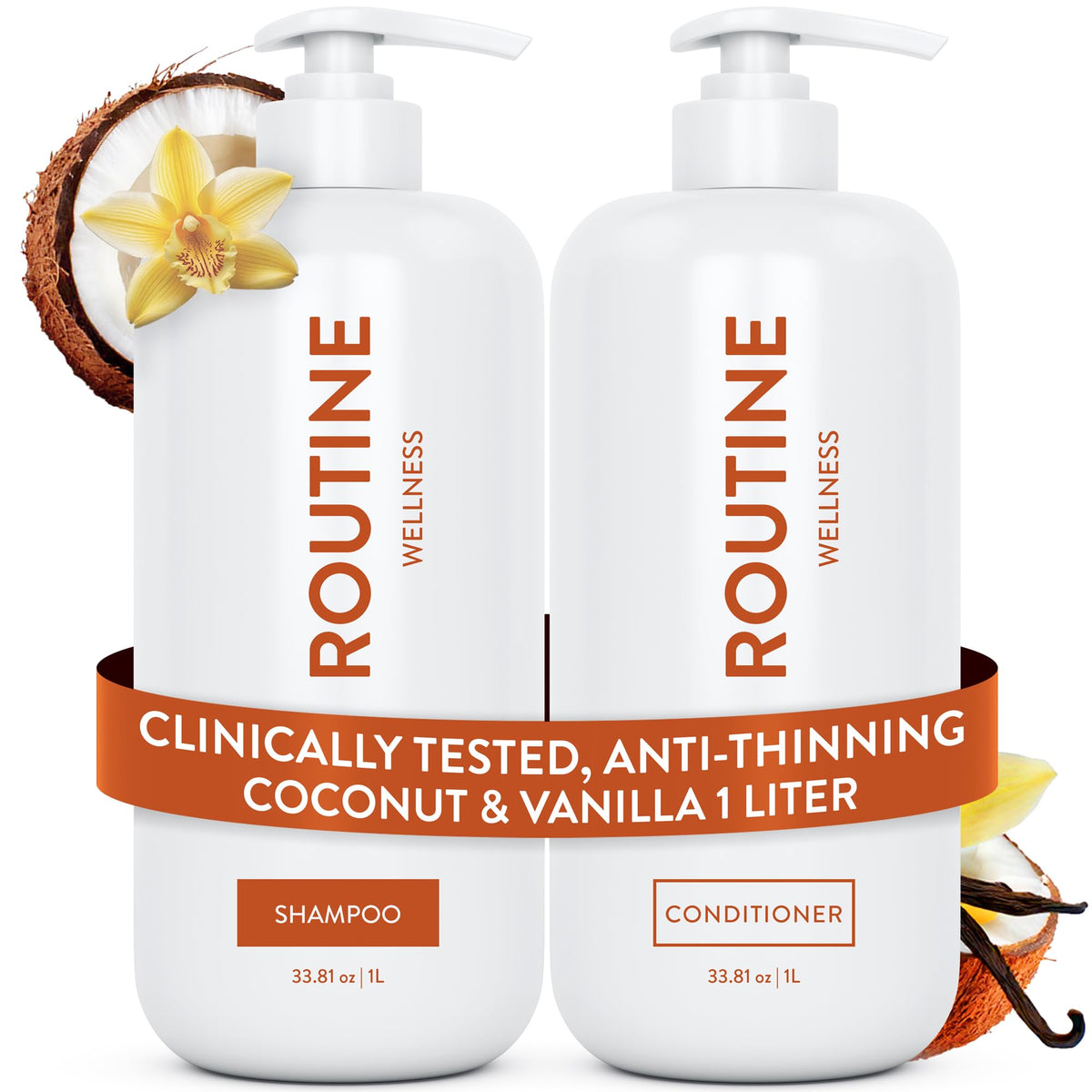 Shampoo & Conditioner Set Coconut & Vanilla M6937
