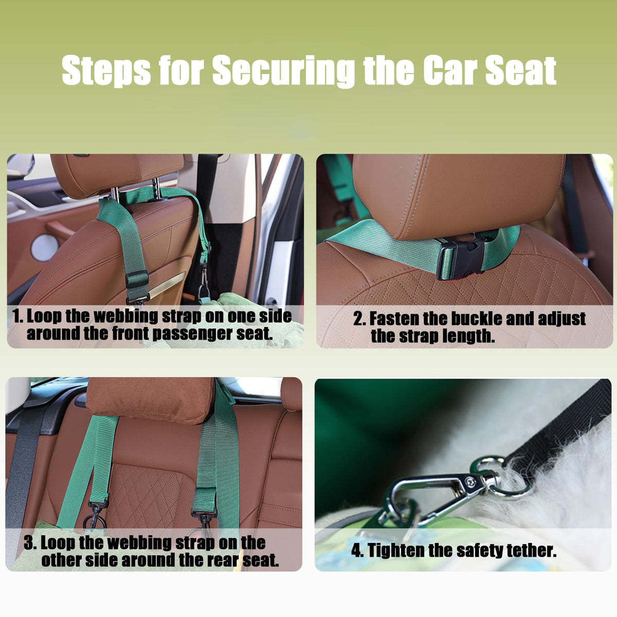 2-in-1 Dog Car Seat for Small Dogs A22617