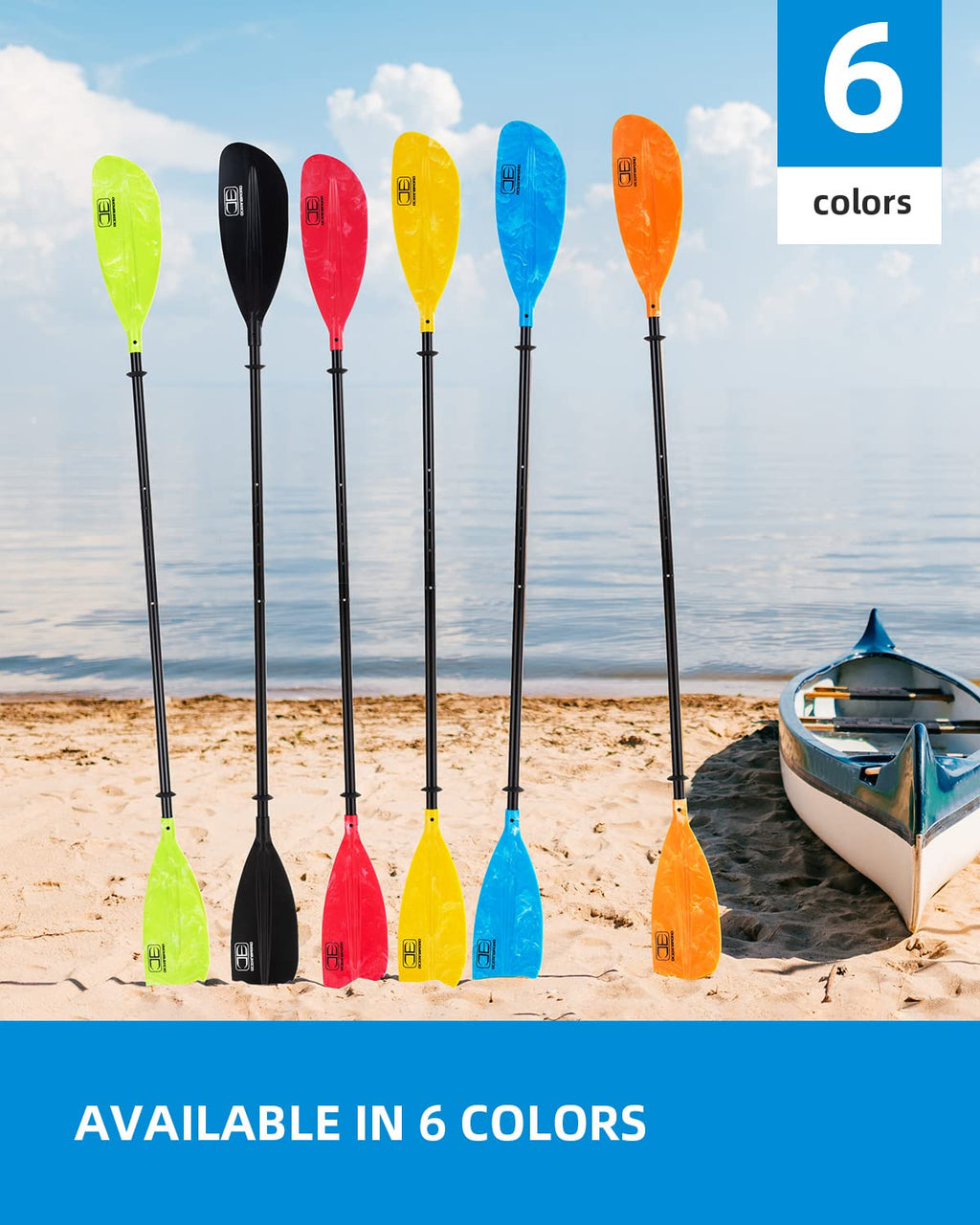 Adjustable Kayak Paddle with Paddle Leash V604