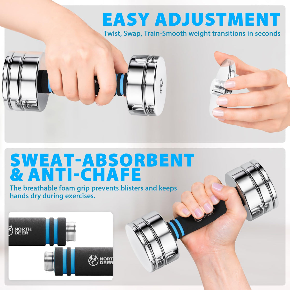Adjustable Steel Dumbbells N84498
